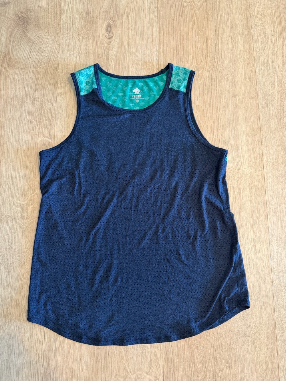 Women's Rabbit Running Tank Top Size Medium Navy Breathable Lightweight